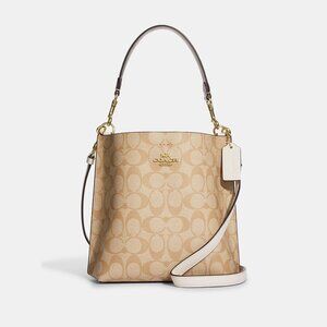 Coach Mollie Bucket Bag 22 In Signature Canvas